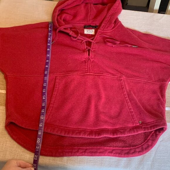 Prana Cozy Up Red Hemp Blend Hoodie -- Size M - Picture 5 of 6